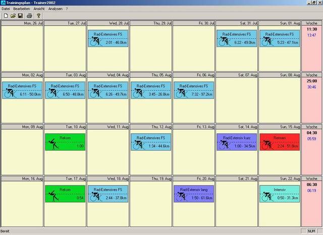 Personal Trainer Screenshot